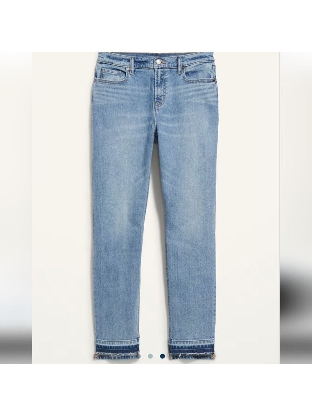 16 • Old Navy • Mid-Rise Boyfriend Straight Cut-Off Jeans